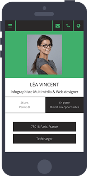 cv lea vincent femme brune bernieshoot