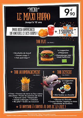 menu maxi hippo hippopotamus