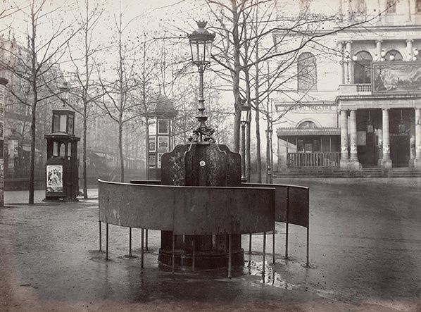 Charles Marville-Place de l'ambigu-Paris-1875 © The State Library of Victoria