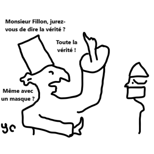 Fillon jugement vérité masque