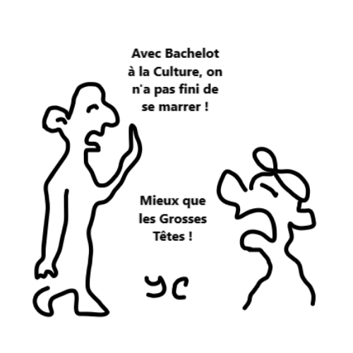 Bachelot ministre culture humour rire
