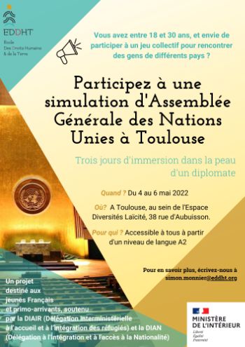 Affiche Simulation ONU Toulouse