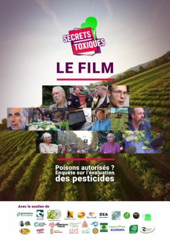 secrets toxiques Poisons autorisés Enquête sur l’évaluation des pesticides affiche bernieshoot