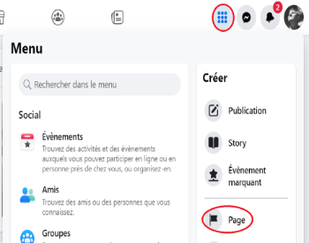 creer page facebook etape 1 bernieshoot