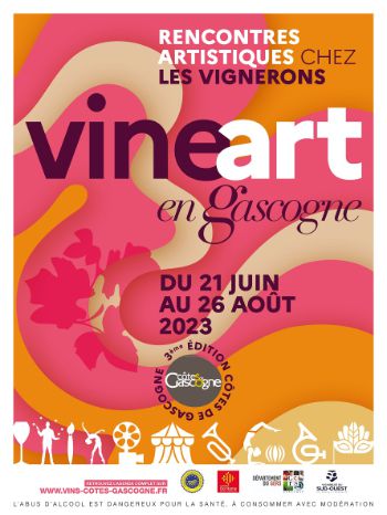 Affiche VineArt en Gascogne_Cotes de Gascogne