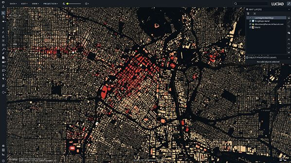 geospatial earth night picture V2017 product suite Luciad