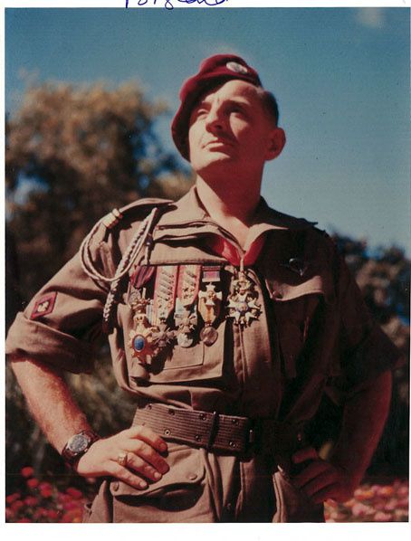 portrait colonel bigear willy rizzo 1952 – colonel Bigeard Copyright © Willy Rizzo