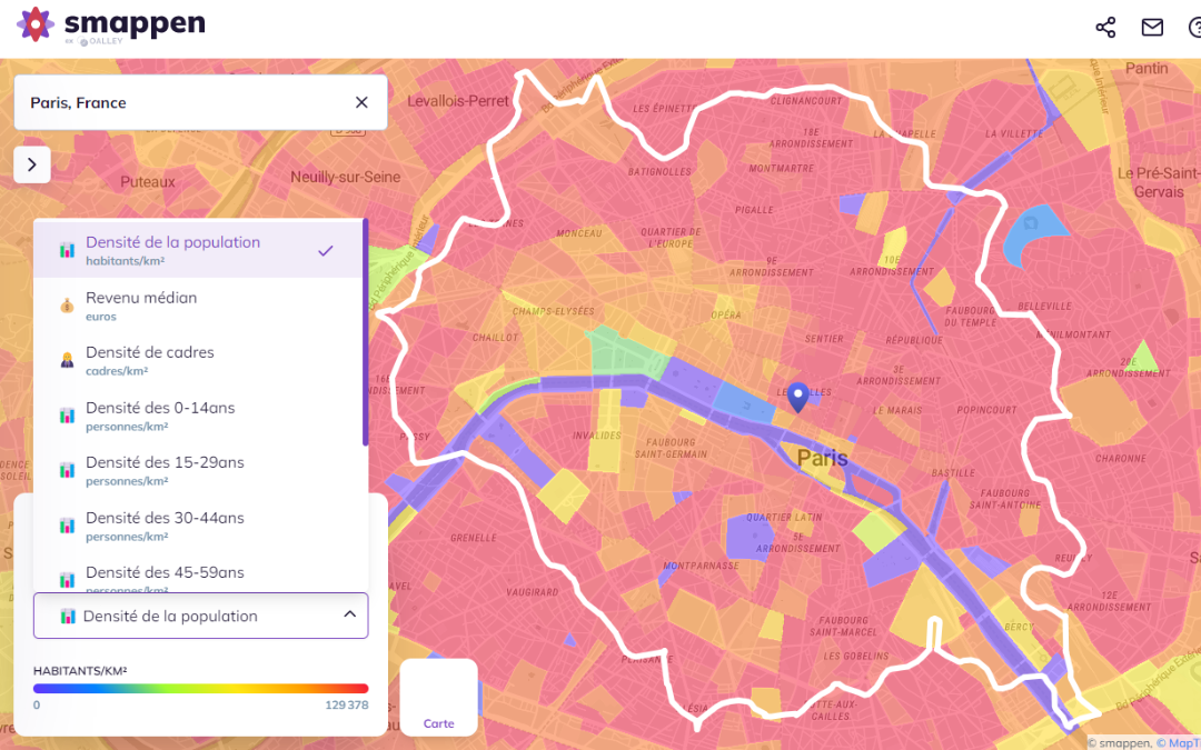Smappen solution geomarketing