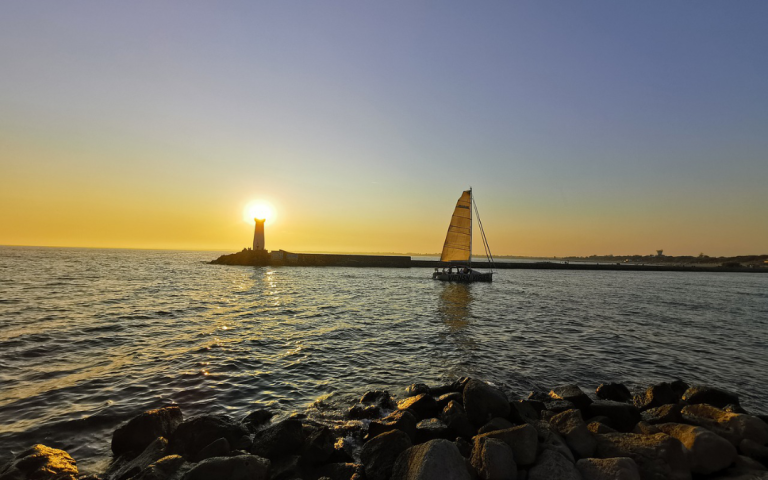 agde coucher soleil voilier burger bernieshoot