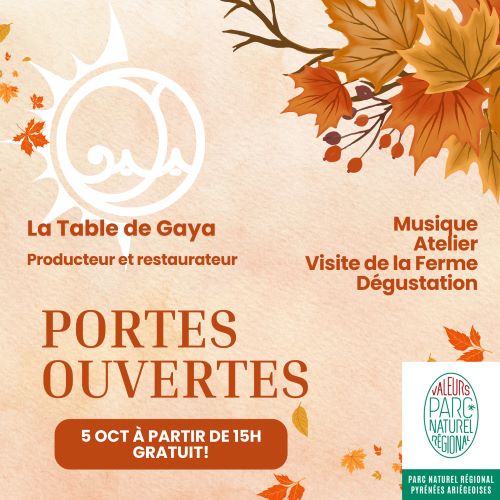 Journée Portes Ouvertes à la Table de Gaya : Une Invitation à Explorer les Saveurs Locales Journée Portes Ouvertes à la Table de Gaya : Une Invitation à Explorer les Saveurs Locales