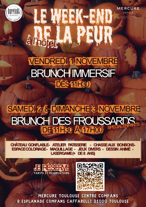 Halloween Toulouse : Le Grand Week-End de la Peur au Mercure Compans Halloween Toulouse : Le Grand Week-End de la Peur au Mercure Compans