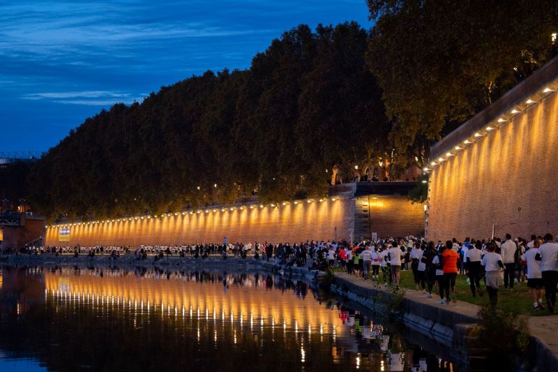 Course des Lumières à Toulouse Course des Lumières à Toulouse