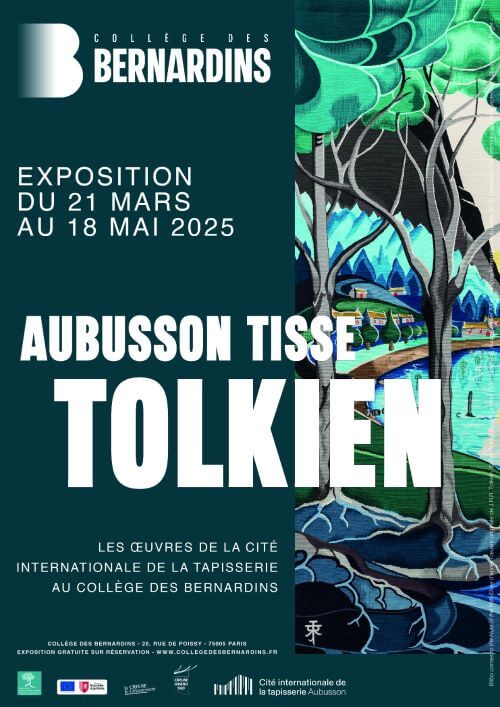 affiche exposition aubusson tisse tolkien Exposition Aubusson tisse Tolkien