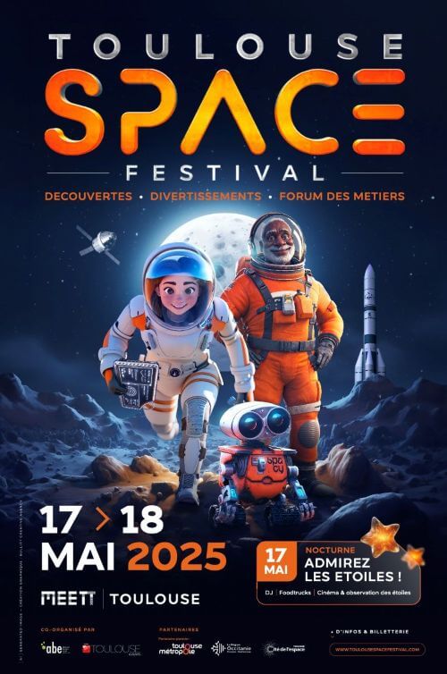 affiche toulouse space festival 2025 Toulouse Space Festival 2025