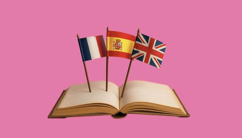drapeau france espagne royaume uni Apprendre une langue étrangère