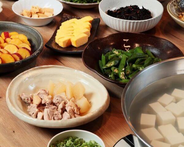 plat variete obenzai Obenzai différents plats à déguster