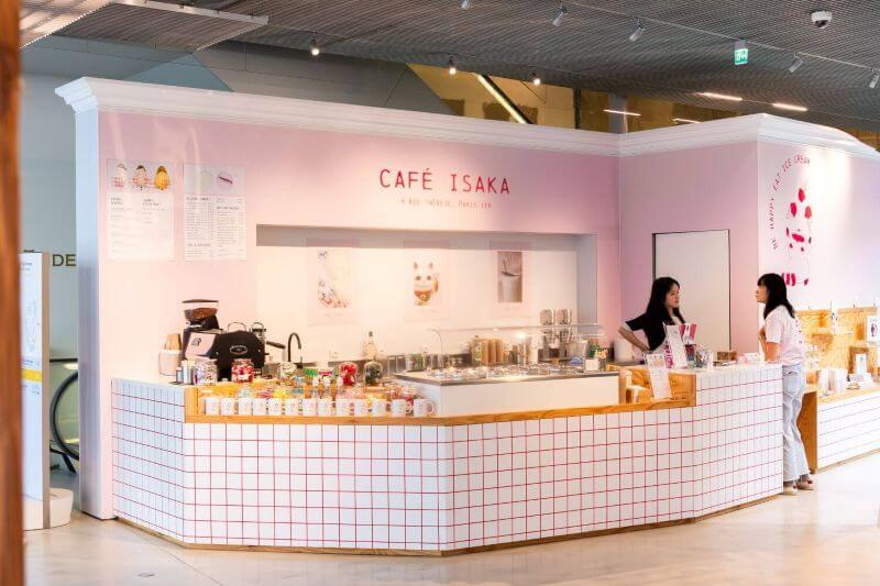 cafe isaka glacier samaritaine paris Café ISAKA pop-up à la samaritaine