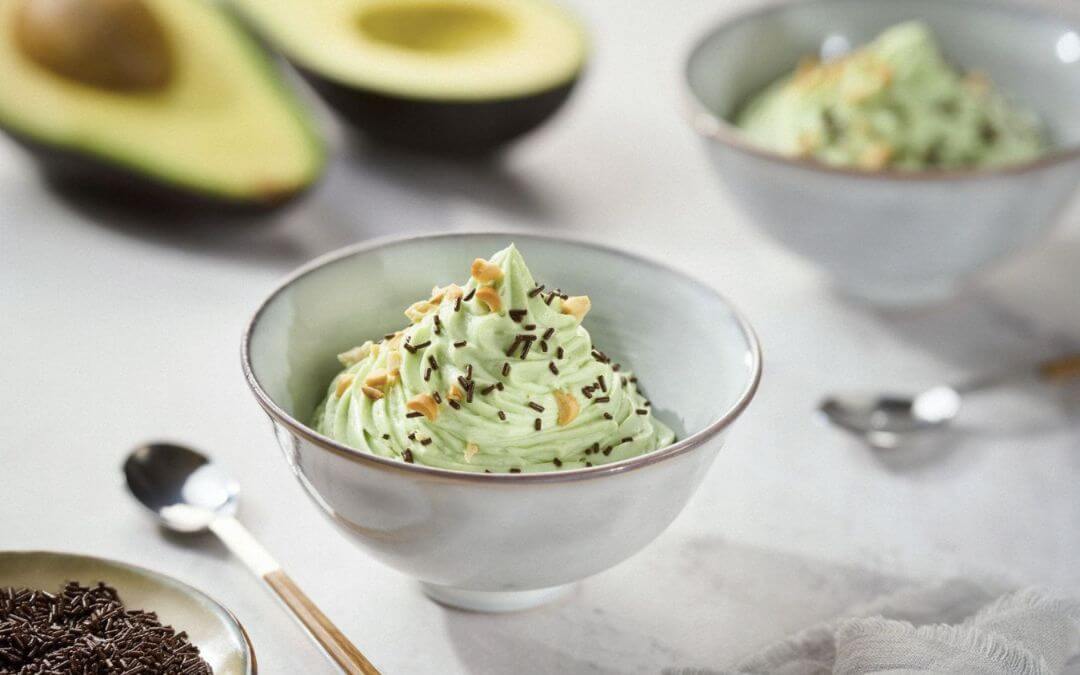 Coupe de glace à l'avocat