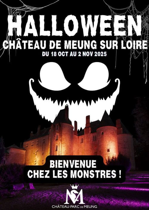 affiche halloween 2025 chateau meig loire Château de Meung-sur-Loire : Halloween 2025