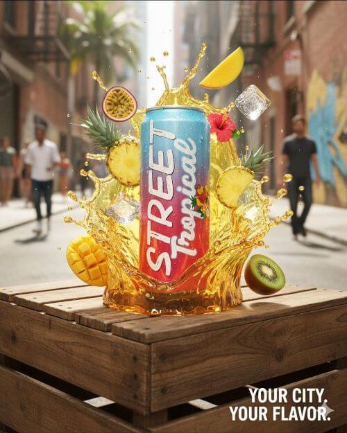 cannette boisson street tropical big m Street Tropical BiG M : L'Exotisme de la Street-Food