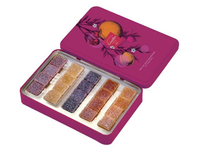 boite pates fruits cruzille auvergne Cruzilles : l'excellence des pâtes de fruits d'Auvergne