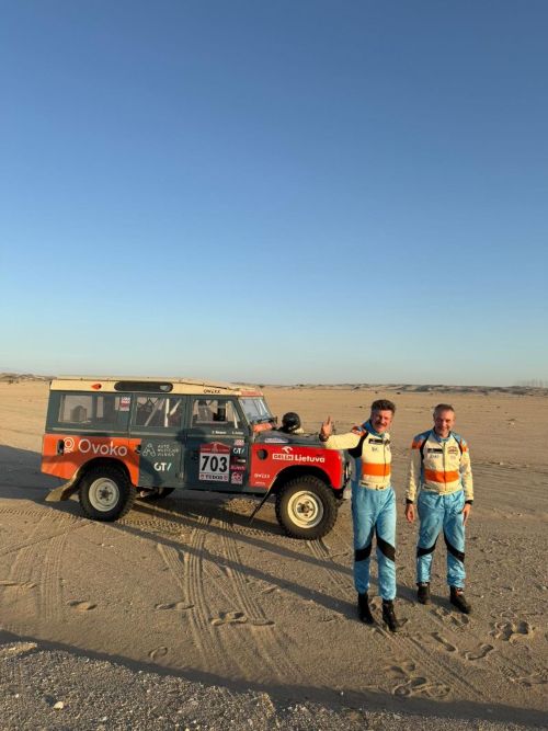 ovoko land rover karolis raisys christophe marques Ovoko Racing au Dakar Classic 2026 : un duo d'exception