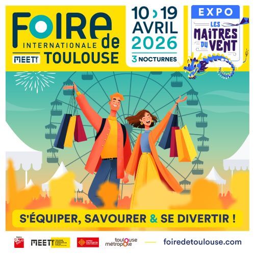 affiche foire toulouse 2026 Affiche foire internationale de toulouse 2026