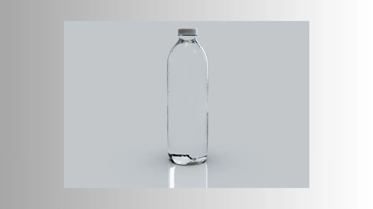 Bouteille d'au en verre pour un water wish