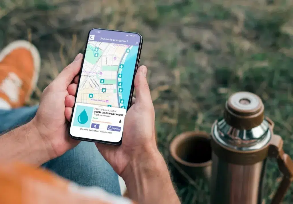 ici toilettes applications points eau ICI Toilettes : l'appli idéale par fortes chaleurs