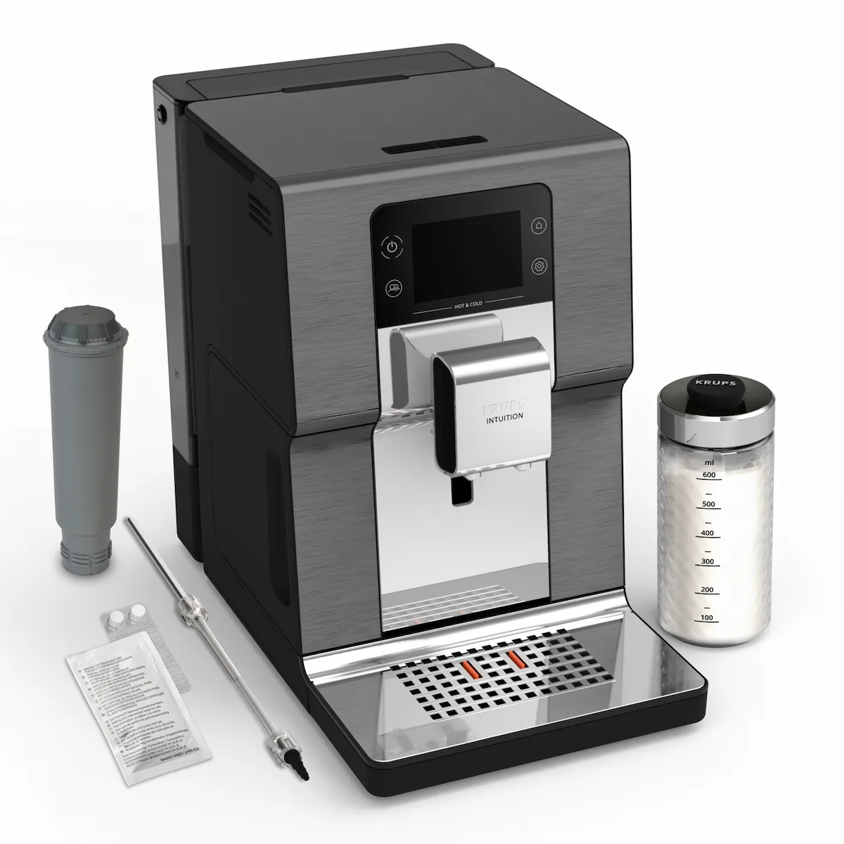 Intuition Experience Hot&Cold, Machine espresso automatique, 36 recettes, KRUPS