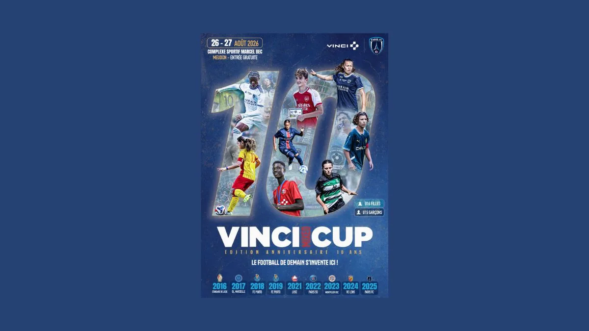 10e ÉDITION DE LA VINCI MIXED CUP - LES 26 & 27 AOÛT 2026 À MEUDON (92)