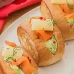 Mini rolls saumon
