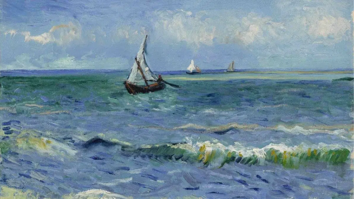 Vincent van Gogh, Seascape near Les Saintes-Maries-de-la-Mer