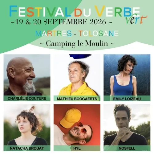 visuel festival verbe vert martres tolosane Festival du verbe vert