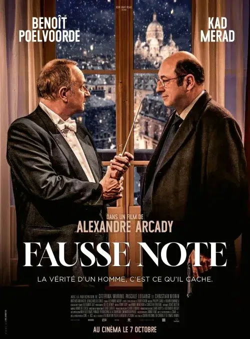 affiche film fausse note poelvoorde merad FAUSSE NOTE : Poelvoorde et Merad face à face au cinéma