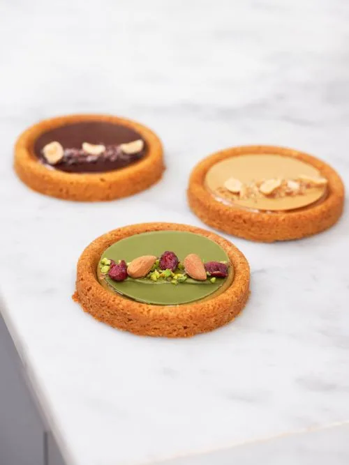 biscuits fourrés pâte tartiner amande noisette pistache praliné cachuète La compagnie du chocolat : Trois biscuits fourrés pour sublimer ces pâtes à tartiner
