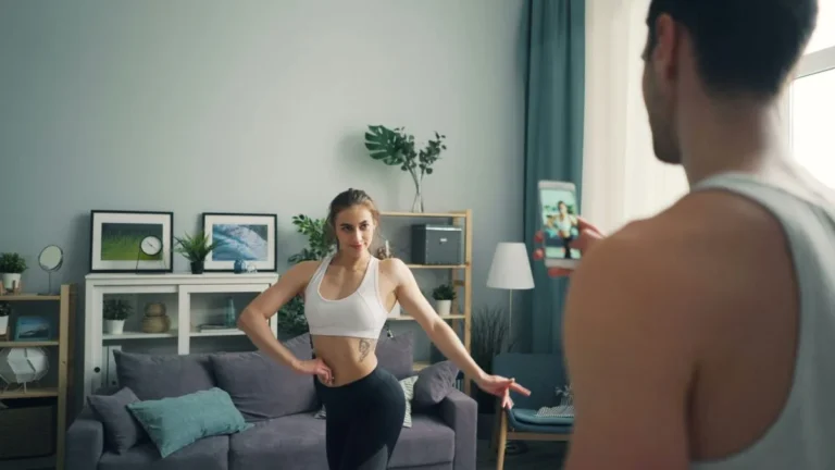 Femme en tenue de sport