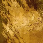 Fond plâtre rustique patine marron et ocre