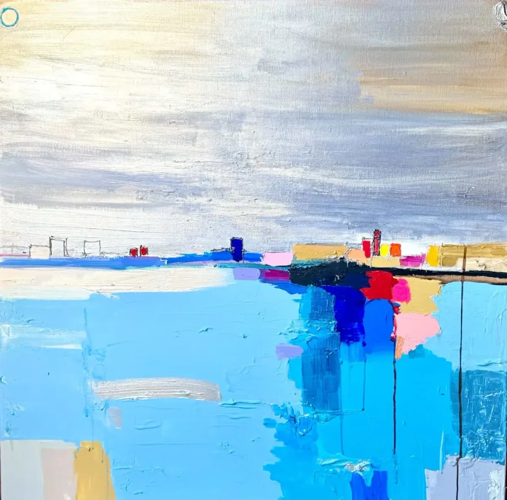 tableau paysage artiste caroline faindt Exposition Caroline Faindt : peinture solaire à Paris