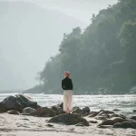 Femme avec un bonnet