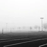 Grand parking désert