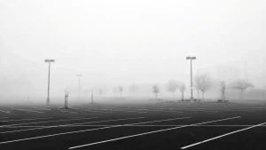 Grand parking désert