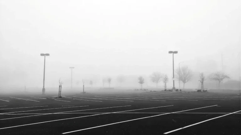 Grand parking désert