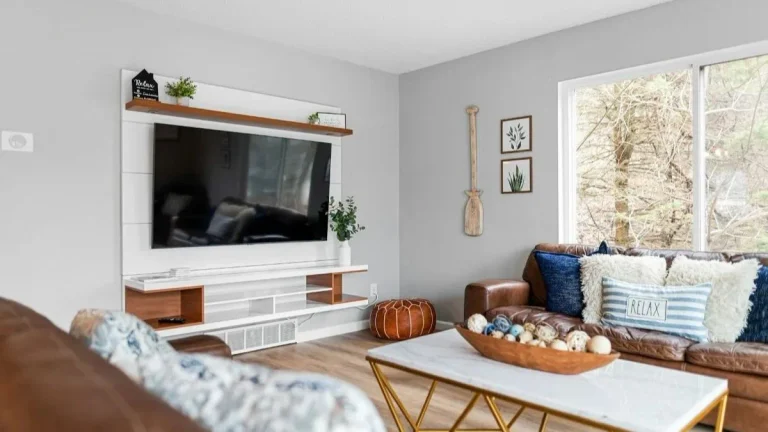 Salon au design contemporain